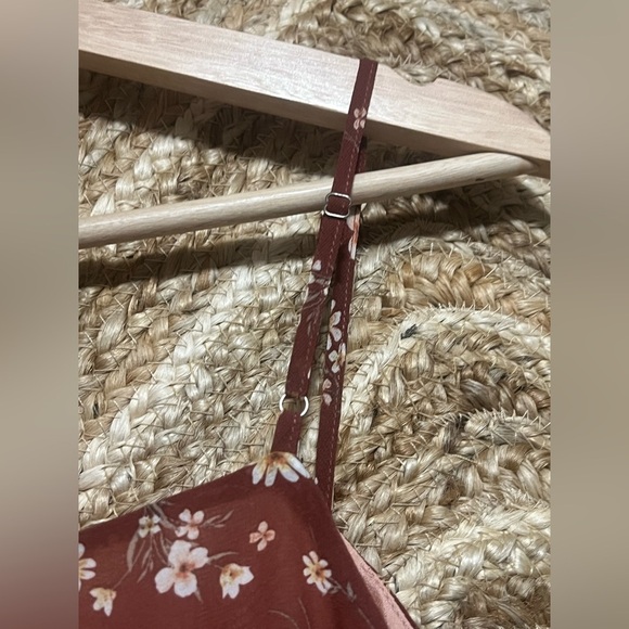 Anthropologie Paper Crane Junior's Double Print Faux Wrap Peplum Top,Size M,NWT - Picture 4 of 10